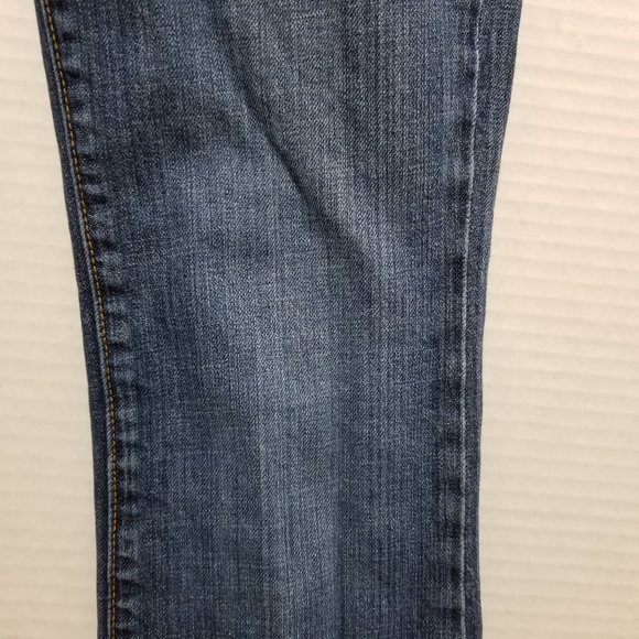 GAP jeans 1 Bootcut Stretch Medium Tint denim Y2K 2007 low rise waist boot cut - Picture 5 of 16